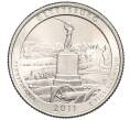 Монета 1/4 доллара (25 центов) 2011 года P США «Национальные парки — №6 Национальный парк Геттисберг» (Артикул K12-15486)
