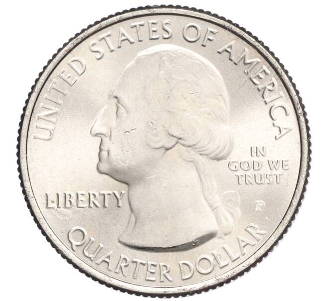 Монета 1/4 доллара (25 центов) 2011 года P США «Национальные парки — №6 Национальный парк Геттисберг» (Артикул K12-15486)