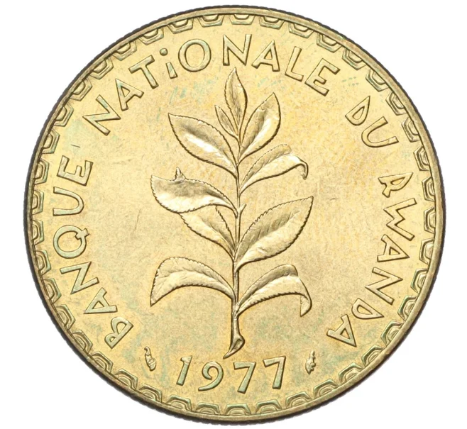 Монета 50 франков 1977 года Руанда (Артикул T11-07746)