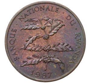 5 франков 1977 года Руанда