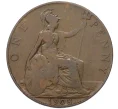 Монета 1 пенни 1908 года Великобритания (Артикул T11-07753)