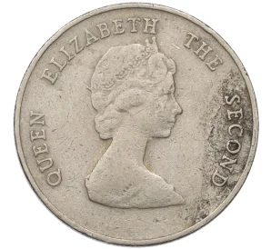 25 центов 1989 года Британские Восточные Карибы