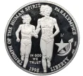 Монета 1 доллар 1995 года P США «X летние Паралимпийские Игры 1996 в Атланте — Бег» (Артикул K27-85642)