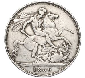 1 крона 1889 года Великобритания — Фото №1
