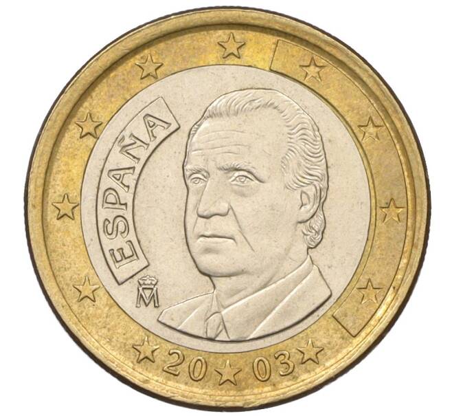 Монета 1 евро 2003 года Испания (Артикул K12-15840)