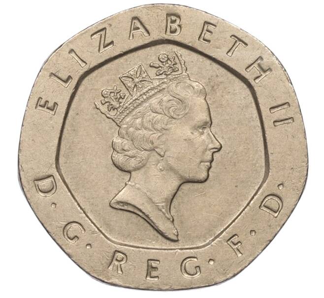 Монета 20 пенсов 1993 года Великобритания (Артикул K12-15856)