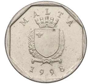5 центов 1998 года Мальта