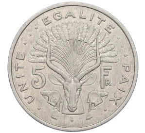 5 франков 1991 года Джибути