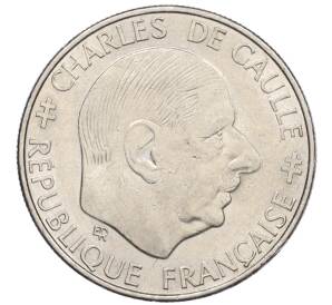 1 франк 1988 года Франция «30 лет Пятой Республике»