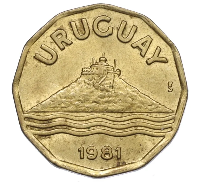 Монета 20 сентесимо 1981 года Уругвай (Артикул K12-15789)
