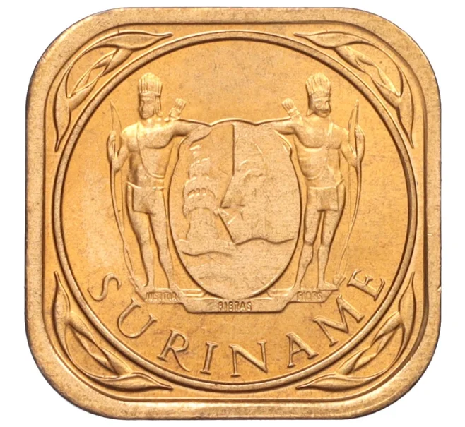 Монета 5 центов 1988 года Суринам (Артикул K12-15807)
