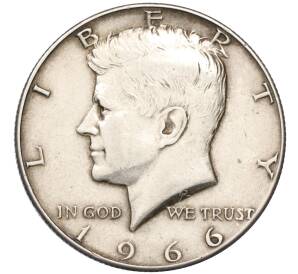 1/2 доллара (50 центов) 1966 года США