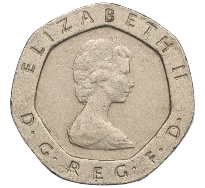 Монета 20 пенсов 1982 года Великобритания (Артикул K12-16082)