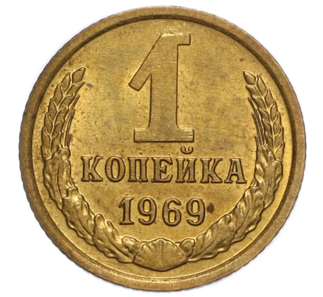 Монета 1 копейка 1969 года (Артикул K12-16252)