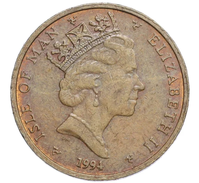 Монета 1 пенни 1994 года Остров Мэн (Артикул K12-16613)