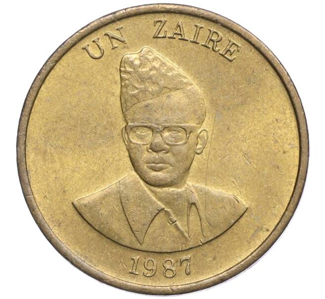 Монета 1 заир 1987 года Заир (Артикул K12-16619)