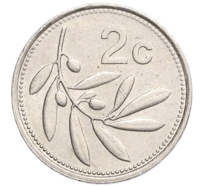 Монета 2 цента 1991 года Мальта (Артикул K12-16640)