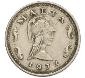 2 цента 1972 года Мальта