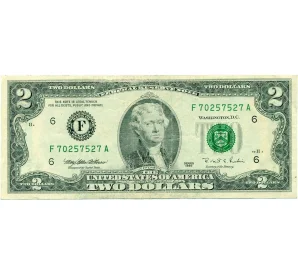 2 доллара 1995 года США