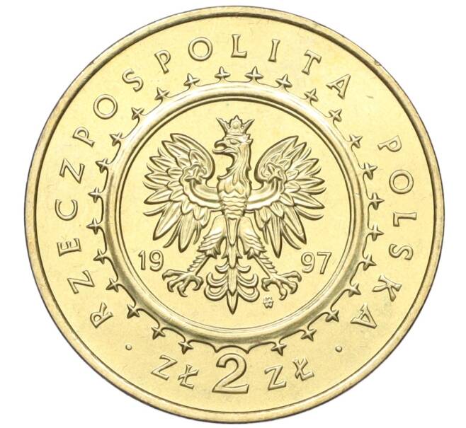 Монета 2 злотых 1997 года Польша «Замки и дворцы Польши — Замок Песковая Скала» (Артикул K12-16337)