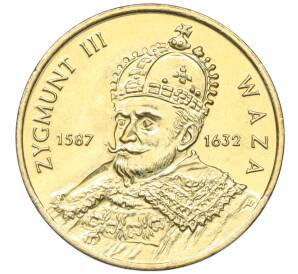 2 злотых 1998 года Польша «Польские правители — Сигизмунд III Ваза» — Фото №1