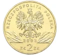 Монета 2 злотых 2003 года Польша «Всемирная природа — Угорь» (Артикул K12-16380)