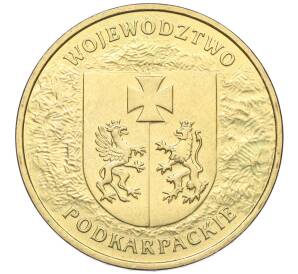 2 злотых 2004 года Польша «Регионы Польши — Подкарпатское воеводство» — Фото №1