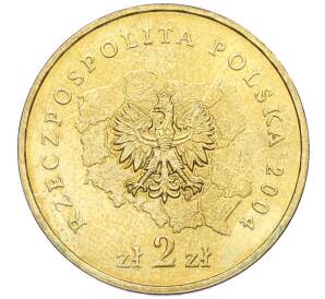 2 злотых 2004 года Польша «Регионы Польши — Малопольское воеводство» — Фото №2