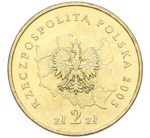 2 злотых 2005 года Польша «Регионы Польши — Свентокшиское воеводство» — Фото №2