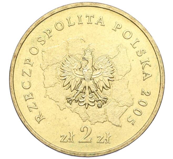 Монета 2 злотых 2005 года Польша «Регионы Польши — Варминско-Мазурское воеводство» (Артикул K12-16413)