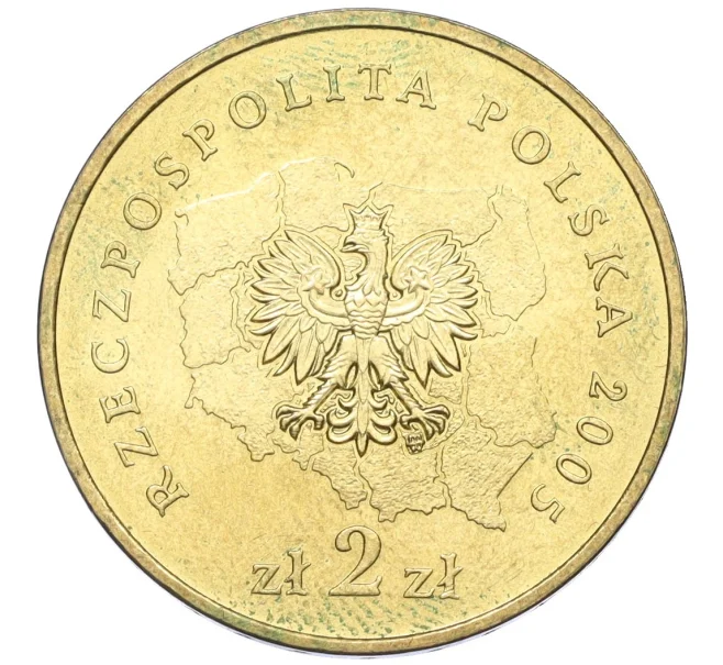 Монета 2 злотых 2005 года Польша «Регионы Польши — Великопольское воеводство» (Артикул K12-16415)