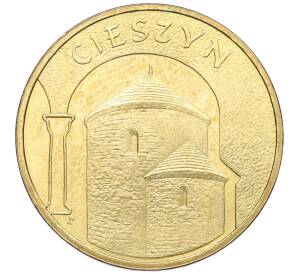2 злотых 2005 года Польша «Древние города Польши — Цешин» — Фото №1