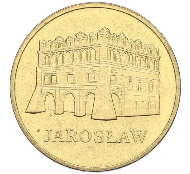 Монета 2 злотых 2006 года Польша «Древние города Польши — Ярослав» (Артикул K12-16431)