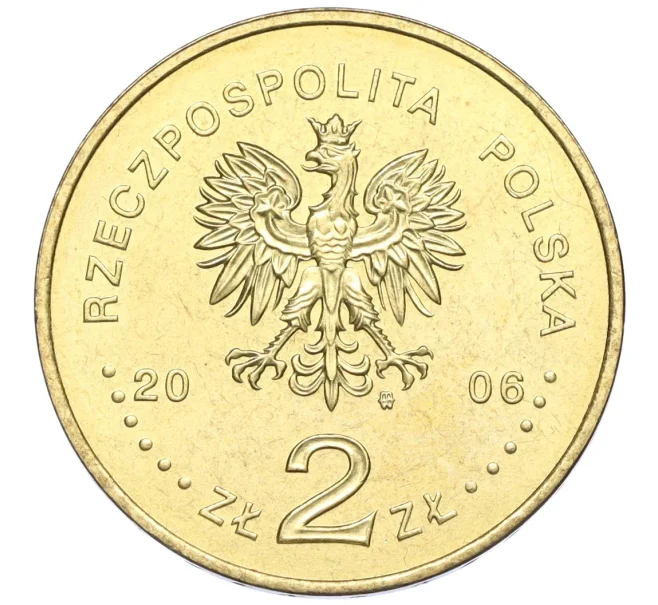 Монета 2 злотых 2006 года Польша «500 лет провозглашения статута Яна Лаского» (Артикул K12-16449)