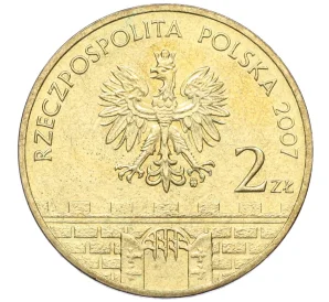 2 злотых 2007 года Польша «Древние города Польши — Ломжа»
