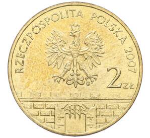 2 злотых 2007 года Польша «Древние города Польши — Бжег» — Фото №2