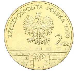 2 злотых 2008 года Польша «Древние города Польши — Петркув-Трыбунальский»