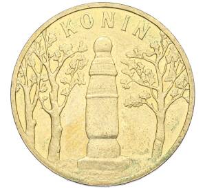 2 злотых 2008 года Польша «Древние города Польши — Конин» — Фото №1