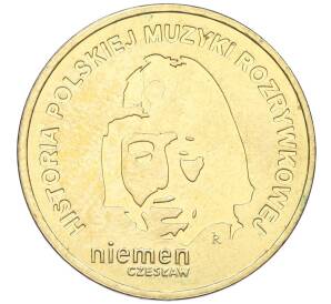 2 злотых 2009 года Польша «История польской музыки — Чеслав Немен» — Фото №1