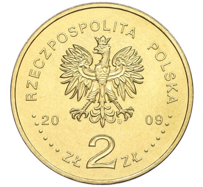 Монета 2 злотых 2009 года Польша «65 лет Варшавскому восстанию» (Артикул K12-16499)