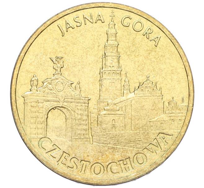 Монета 2 злотых 2009 года Польша «Города Польши — Ченстохова» (Артикул K12-16501)