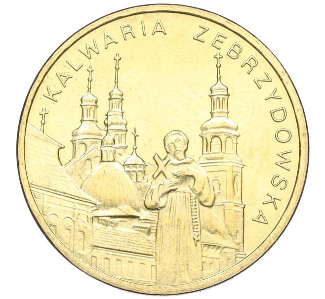 Монета 2 злотых 2010 года Польша «Города Польши — Кальваря-Зебжидовская» (Артикул K12-16516)