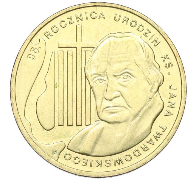 Монета 2 злотых 2010 года Польша «95 лет со дня рождения Яна Якуба Твардовского» (Артикул K12-16522)