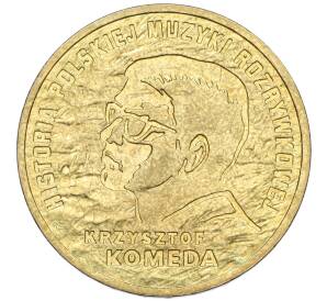 2 злотых 2010 года Польша «История польской музыки — Кшиштоф Комеда» — Фото №1