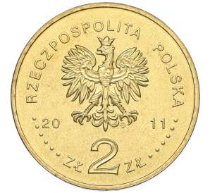 2 злотых 2011 года Польша «300 лет Варшавскому Паломничеству к Ясной Горе» — Фото №2