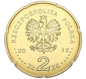 2 злотых 2012 года Польша «50 лет радио Тройка» — Фото №2