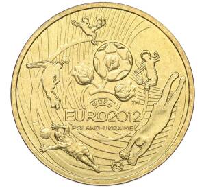 2 злотых 2012 года Польша «Чемпионат Европы по футболу 2012» — Фото №1