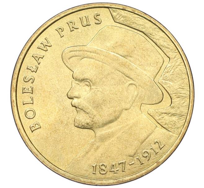 Монета 2 злотых 2012 года Польша «100 лет со дня смерти Болеслава Пруса» (Артикул K12-16563)