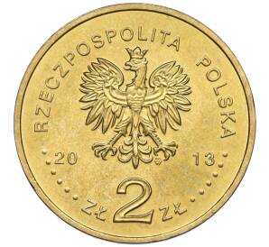 2 злотых 2013 года Польша «Польские суда — Военно-транспортный корабль Люблин» — Фото №2
