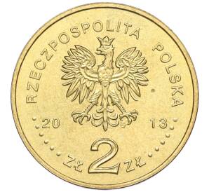2 злотых 2013 года Польша «100 лет Польскому театру в Варшаве» — Фото №2